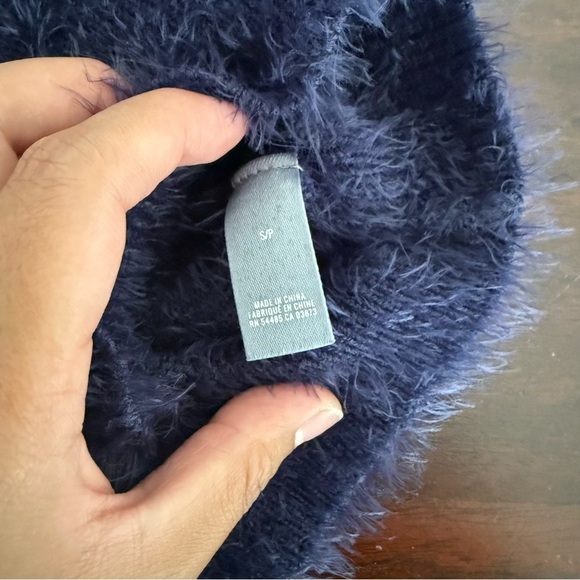 Aerie Soft Dark Blue Fuzzy Tank - Picture 5 of 6